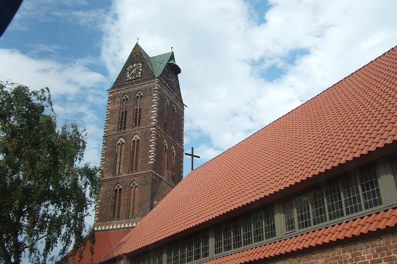 2009-08- (428).JPG - Der Turm der Marienkirche ...